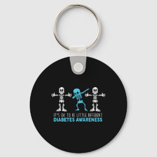 Es ist ok, ein wenig anders T1d Typ 1 Diabetes zu  Schlüsselanhänger