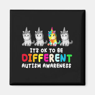 Es ist OK, eine andere Autismus-Bewusstsein Unicor Magnet