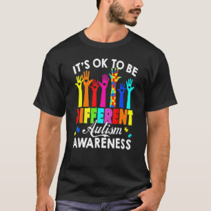 Es ist okay, anders zu sein Autism Awareness Hand  T-Shirt