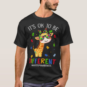 Es ist okay, anders zu sein Autism Awareness Niedl T-Shirt