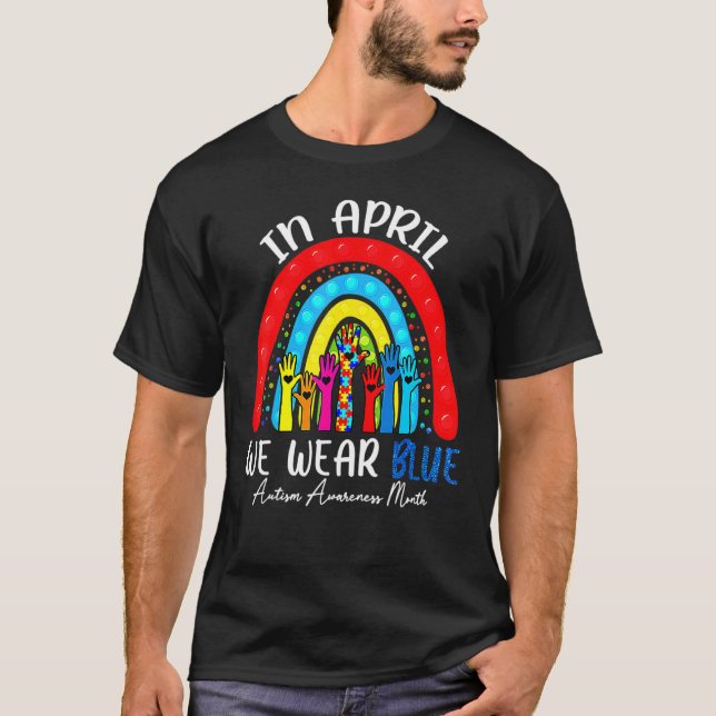 Es ist okay, anders zu sein Autismus-Bewusstsein F T-Shirt (Vorderseite)