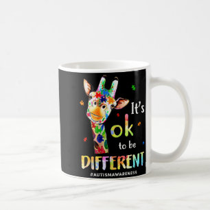 Es ist okay anders zu sein Autismus-Bewusstsein Gi Kaffeetasse