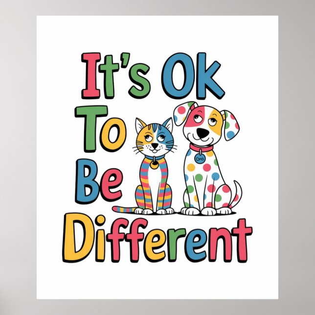 Es ist okay, anders zu sein poster (Vorne)