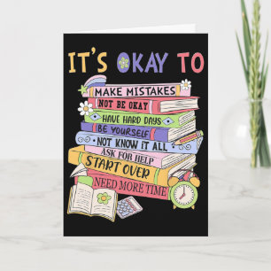 Es ist okay, Fehler zu machen. Eine mentale Gesund Karte