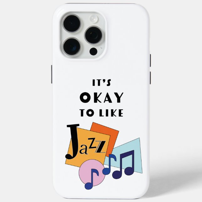 Es ist okay, Jazz V.2 zu mögen Case-Mate iPhone Hülle (Rückseite)