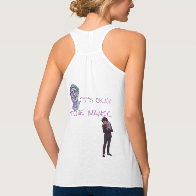 ES IST OKAY, MANISCH ZU SEIN TANK TOP (Rückseite)