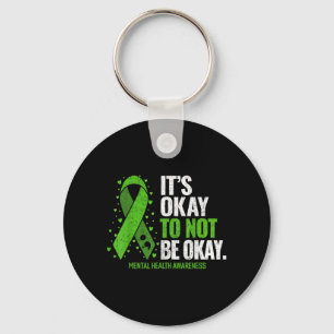 Es ist okay, nicht grün zu sein, Ribbon-Psychische Schlüsselanhänger