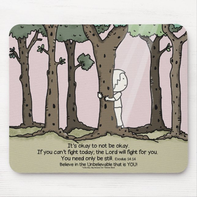 Es ist okay, nicht in Ordnung zu sein Mousepad (Vorne)