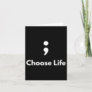 Es ist okay, nicht in Ordnung zu sein Semicolon ps Karte