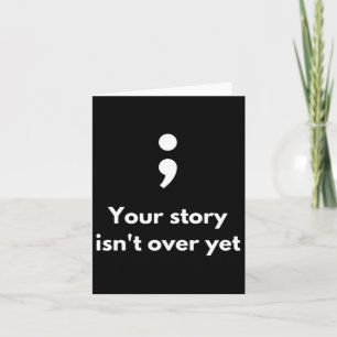 Es ist okay, nicht in Ordnung zu sein Semicolon ps Karte