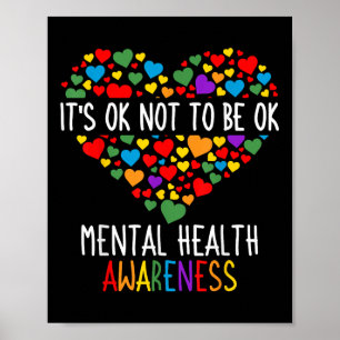 Es ist okay, nicht okay zu sein, Psychische Gesund Poster
