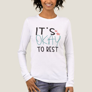Es ist okay, sich auszuruhen – Zitat zur Selbstfür Tri-Blend Shirt
