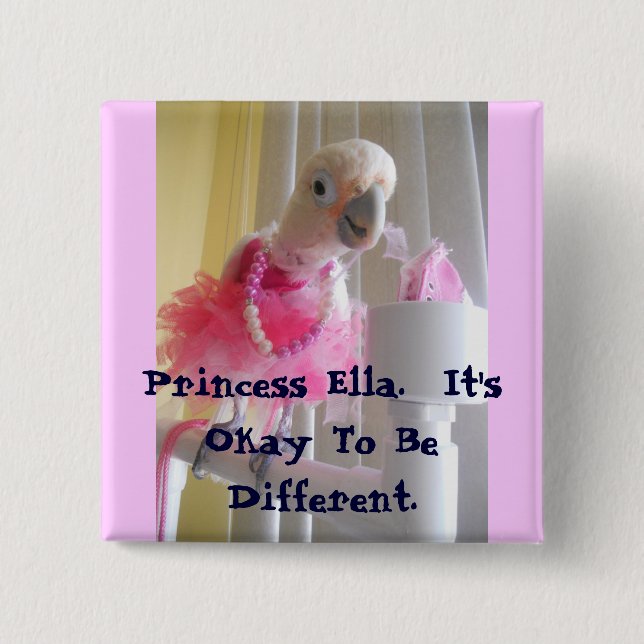 Es ist okay, unterschiedlich zu sein button (Vorderseite)