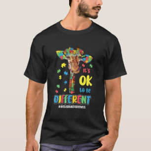 Es ist okay, verschieden zu sein Puzzle ASD Autism T-Shirt