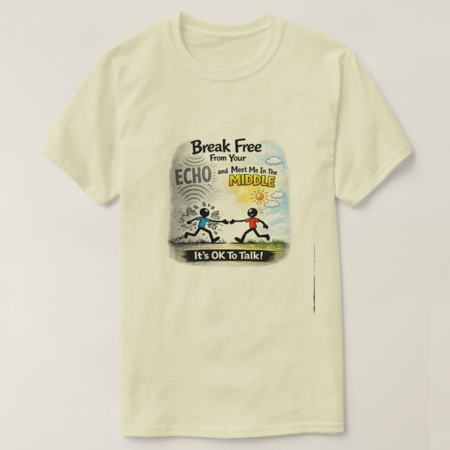 Es ist okay zu reden (16) T-Shirt (Design vorne)