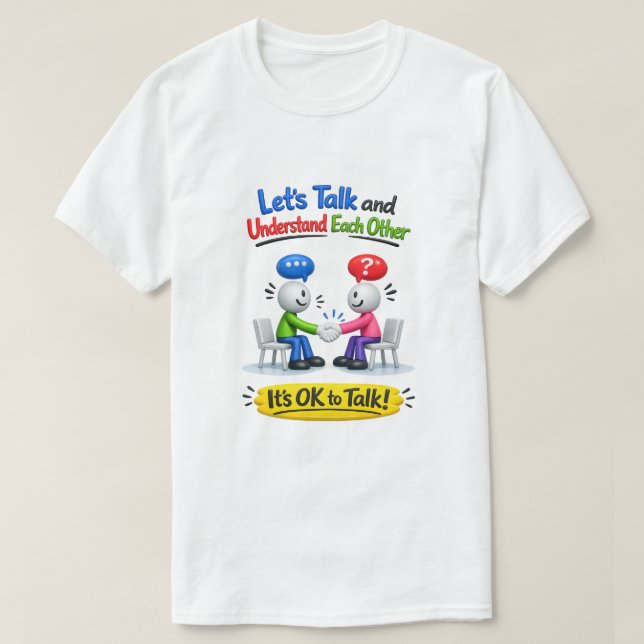 Es ist okay zu reden (8) T-Shirt (Design vorne)