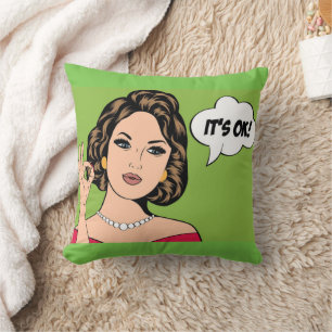 Es ist okayDecorativeThrow Kissen