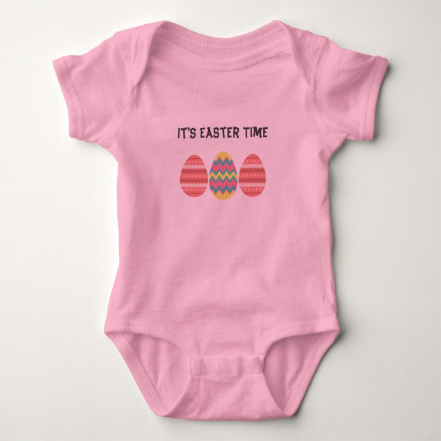 Es ist Osterzeit Baby Bodysuit Strampler (Vorderseite)