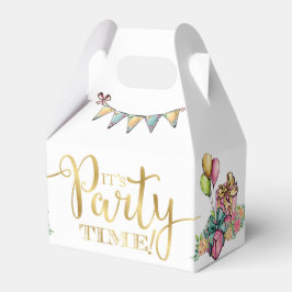 Es ist Party Time Birthday Gefallen Box Geschenkschachtel