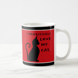 Es ist Pawsome! Cat Lover macht Spaß Kaffeetasse