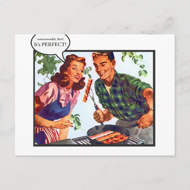 "Es ist perfekt!" Postkarte (Vorderseite)