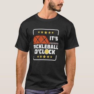 Es ist Pickleball O'Clock Pickleball Player Sprich T-Shirt