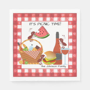 Es ist Picnic Time Paper Napkin Serviette