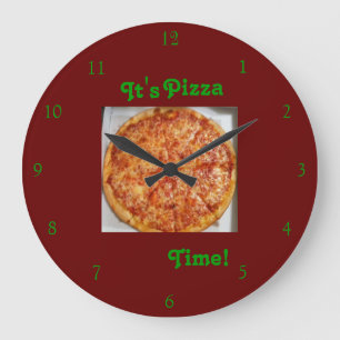 Es ist Pizza Time! Uhr
