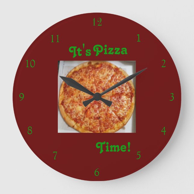 Es ist Pizza Time! Uhr (Vorderseite)