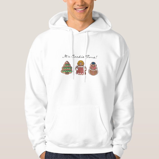 Es ist Plätzchen-Zeit-Lebkuchen-Shirt Hoodie (Vorderseite)