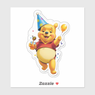 Es ist Poohs Partyzeit! Aufkleber