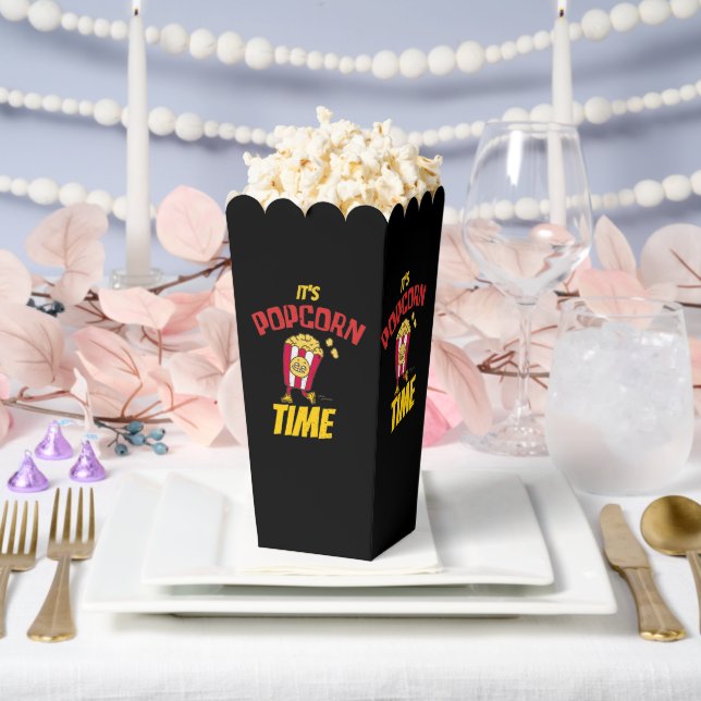 Es ist Popcorn Zeit Lustig Geschenkschachtel (Hochzeit)