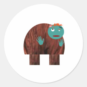 Es ist Quasizombie Runder Aufkleber