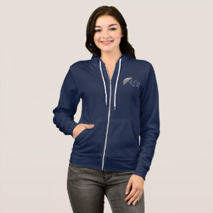 Es ist regnerisch   Frauen in Vollkorb Hoodie