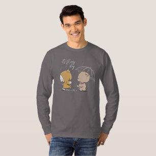 Es ist regnerischer Tag   Langes Herrenhemd T-Shirt
