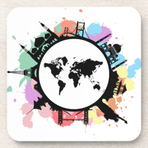 Es ist Reisezeit Untersetzer