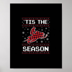 Es ist Saison Fußball-Kürbis Herbst Thanksgiving Poster
