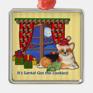 "Es ist Sankt! Erhalten Sie die Plätzchen!" Ornament Aus Metall