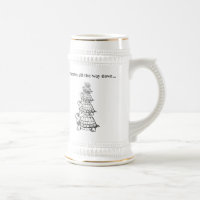 es ist Schildkröten vollständig hinunter Bier