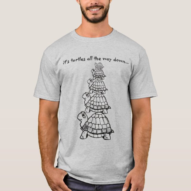 es ist Schildkröten vollständig hinunter… T-Shirt (Vorderseite)