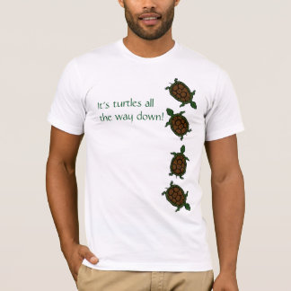 Es ist Schildkröten vollständig unten T-Shirt