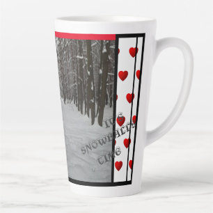 ES IST SCHNEEBALL-ZEIT LS echtes Foto Latte Tasse