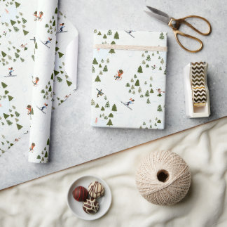Es ist Schneezeit! Geschenkpapier