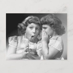 Es ist schockierend! postkarte