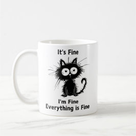 Es ist schön, dass ich gut bin, alles ist gut, lus kaffeetasse