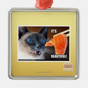 Es ist schön! silbernes ornament