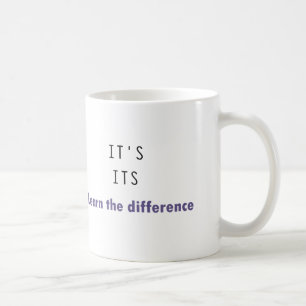 Es ist seine Grammatik Tasse