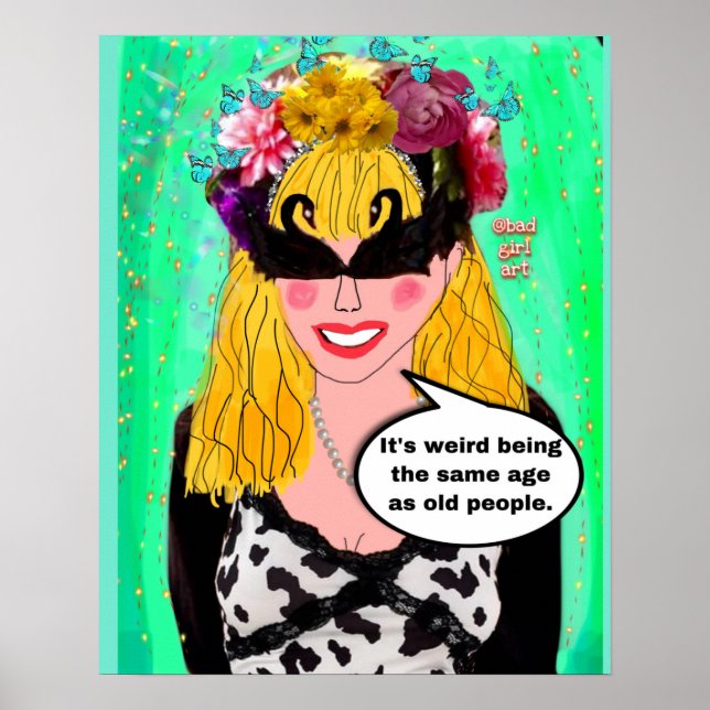 Es ist seltsam, das gleiche Alter wie alte Mensche Poster (Vorne)