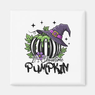 Es ist Showtime Pumpkin Hexe Halloween Spooky Seas Magnet