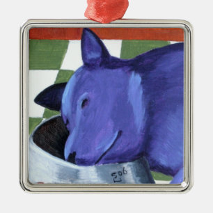 Es ist sixo'clock irgendwo ornament aus metall